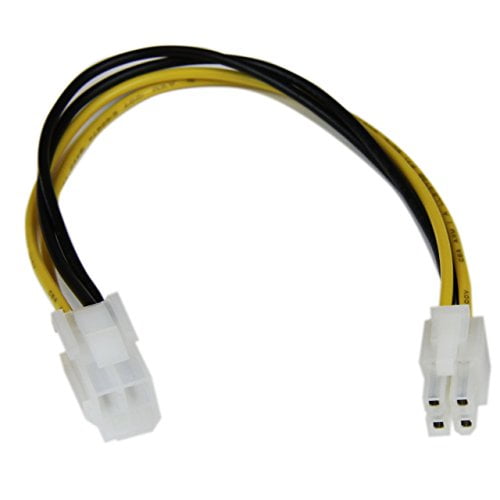 CPU Power Converter 4 Pin Male to 8 Pin Female Extension Power Cord Fad HICA